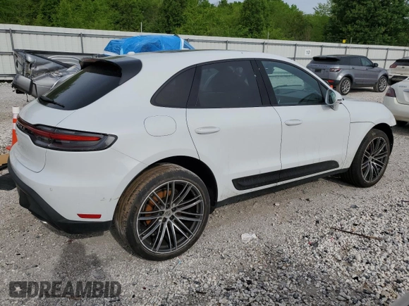 2023 Porsche Macan with VIN WP1AA2A51PLB15642, listed as a Copart auction lot 54434425 with 21,385 mi miles and Clean title. Bid and sale history available at DreamBid. Image 3.