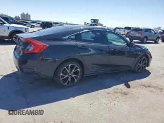 2020 Honda Civic Sedan Sport with VIN 2HGFC2F81LH600750, listed as a Copart auction lot 48140675 with 91,600 mi miles and Salvage Title. Bid and sale history available at carsss.com. Image 3.