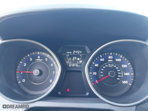 2016 Hyundai Elantra SE with VIN 5NPDH4AE0GH772071, listed as a IAAI auction lot 42094290 with 64,846 mi miles. Bid and sale history available at carsss.com. Image 7.