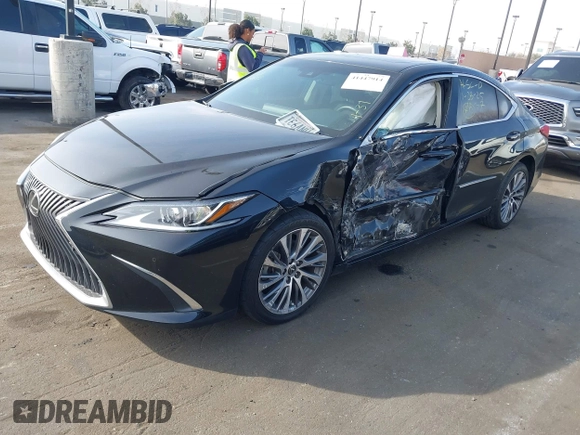 2021 Lexus ES with VIN 58ADZ1B11MU085680, listed as a IAAI auction lot 41447914 with 29,852 mi miles. Bid and sale history available at carsss.com. Image 2.