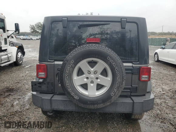 2018 Jeep Wrangler Sport S with VIN 1C4GJWAG9JL929663, listed as a Copart auction lot 46478555 with 159,270 mi miles and Salvage title. Bid and sale history available at DreamBid. Image 6.