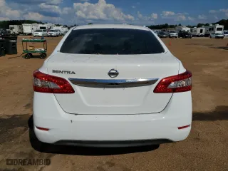 2015 Nissan Sentra SV with VIN 3N1AB7AP8FY335446, listed as a Copart auction lot 72381474 with 64,013 mi miles and Salvage Title. Bid and sale history available at carsss.com. Image 6.
