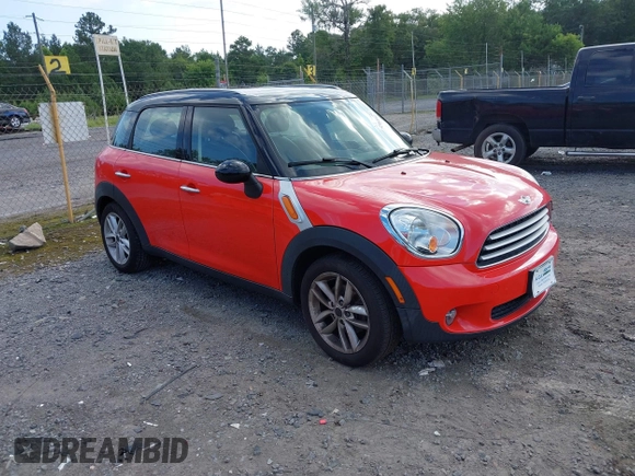 2012 MINI Countryman with VIN WMWZB3C57CWM06379, listed as a IAAI auction lot 42467193 with 100,485 mi miles and . Bid and sale history available at DreamBid. Image 1.