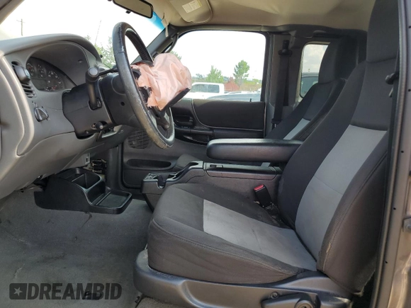 2005 Ford Ranger XLT with VIN 1FTZR45E85PA48319, listed as a Copart auction lot 60095595 with Not provided miles and Salvage title. Bid and sale history available at DreamBid. Image 7.