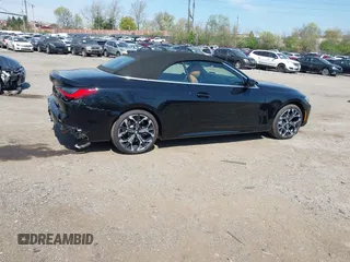 2025 BMW 4 Series 430i xDrive with VIN WBA53DB03SCT98773, listed as a IAAI auction lot 42061005 with 2,985 mi miles and . Bid and sale history available at carsss.com. Image 4.