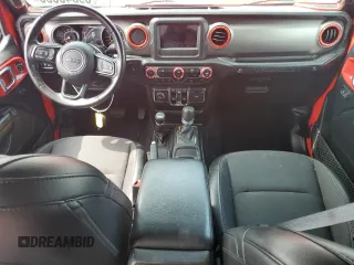 2020 Jeep Wrangler Unlimited Sport Altitude with VIN 1C4HJXDG2LW206079, listed as a Copart auction lot 59040695 with 77,917 mi miles and Salvage title. Bid and sale history available at DreamBid. Image 8.