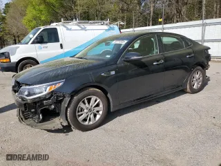 2018 Kia Optima LX with VIN 5XXGT4L33JG219151, listed as a Copart auction lot 50774505 with 99,968 mi miles and Salvage Title. Bid and sale history available at carsss.com. Image 1.