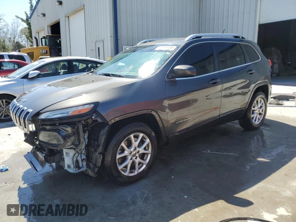 2014 Jeep Cherokee Latitude with VIN 1C4PJLCB7EW313870, listed as a Copart auction lot 48349105 with 217,624 mi miles and Salvage Title. Bid and sale history available at carsss.com. Image 1.