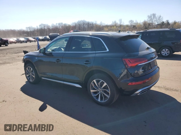 2022 Audi Q5 S line Premium Plus with VIN WA1EABFY2N2067880, listed as a Copart auction lot 53559415 with Not provided miles and Salvage title. Bid and sale history available at DreamBid. Image 2.