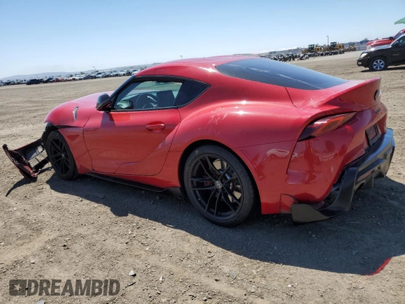 2020 Toyota Supra 3.0 z VIN WZ1DB4C09LW020555, wystawiony jako Copart lot #65440913 z przebiegiem Nie podano mil oraz . Historia ofert i sprzedaży dostępna na DreamBid. Obrazek 2.
