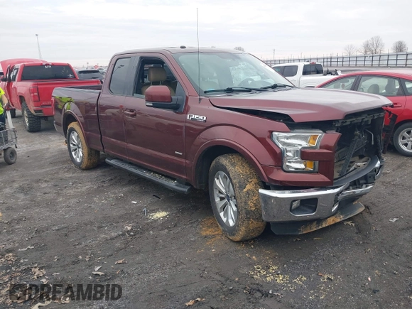 2016 Ford F-150 XL with VIN 1FTEX1CPXGFC17403, listed as a IAAI auction lot 41447816 with 99,632 mi miles and . Bid and sale history available at carsss.com. Image 1.