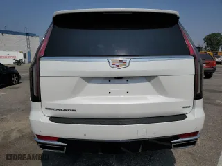 2021 Cadillac Escalade Premium Luxury with VIN 1GYS4BKL4MR215800, listed as a Copart auction lot 71655614 with 42,844 mi miles and Salvage Title. Bid and sale history available at carsss.com. Image 6.