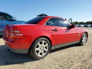2000 Mercedes-Benz SLK-Class Kompressor with VIN WDBKK47F2YF161123, listed as a Copart auction lot 74316614 with 95,071 mi miles and Salvage Title. Bid and sale history available at carsss.com. Image 3.