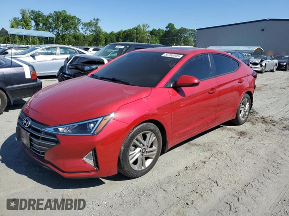 2020 Hyundai Elantra SEL z VIN 5NPD84LF1LH552891, wystawiony jako Copart lot #55763045 z przebiegiem 27 332 mil mil oraz Szkoda całkowita • Salvage title. Historia ofert i sprzedaży dostępna na DreamBid. Obrazek 1.