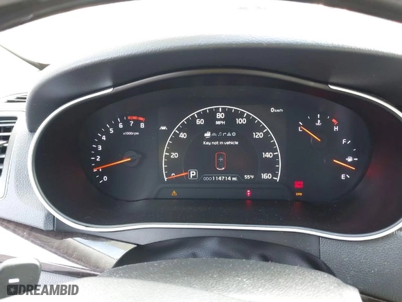 2014 Kia Cadenza Premium with VIN KNALN4D71E5132396, listed as a IAAI auction lot 41977031 with 114,714 mi miles. Bid and sale history available at carsss.com. Image 7.