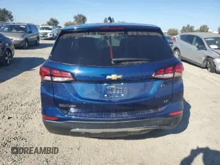 2022 Chevrolet Equinox LT with VIN 3GNAXKEV4NL295878, listed as a Copart auction lot 72569234 with 14,493 mi miles and Salvage Title. Bid and sale history available at DreamBid. Image 6.