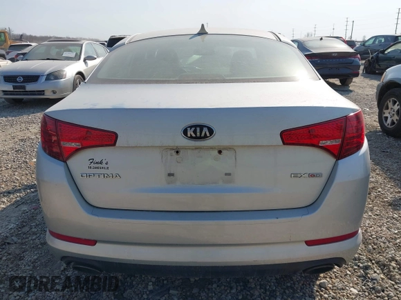 2013 Kia Optima EX with VIN 5XXGN4A78DG102329, listed as a IAAI auction lot 41776758 with 109,724 mi miles and . Bid and sale history available at DreamBid. Image 16.