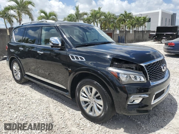 2016 Infiniti QX80 with VIN JN8AZ2ND0G9800289, listed as a Copart auction lot 55459735 with 172,998 mi miles and Clean Title. Bid and sale history available at carsss.com. Image 4.