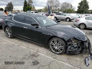 2017 Maserati Ghibli S with VIN ZAM57RSA4H1240813, listed as a Copart auction lot 39154863 with 83,483 mi miles. Bid and sale history available at carsss.com. Image 4.