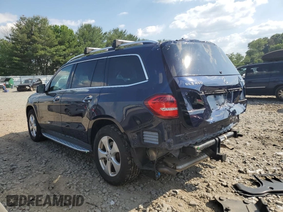 2017 Mercedes-Benz GLS 450 with VIN 4JGDF6EE3HA830769, listed as a Copart auction lot 58771524 with 60,109 mi miles and Salvage Title. Bid and sale history available at DreamBid. Image 2.