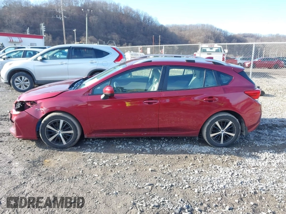 2019 Subaru Impreza Premium with VIN 4S3GTAD62K3714059, listed as a IAAI auction lot 41395396 with 51,199 mi miles. Bid and sale history available at carsss.com. Image 15.