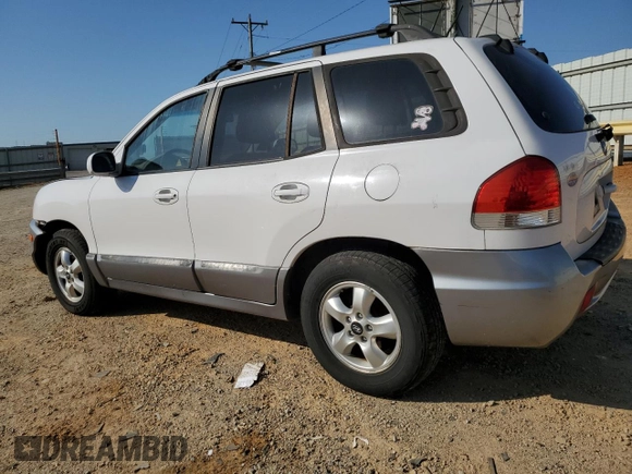 2006 Hyundai Santa Fe GLS with VIN KM8SC73D56U098592, listed as a Copart auction lot 53547375 with 189,269 mi miles and Salvage Title. Bid and sale history available at carsss.com. Image 2.