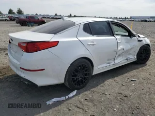 2015 Kia Optima LX with VIN 5XXGM4A75FG472322, listed as a Copart auction lot 61188005 with 139,002 mi miles and Salvage title. Bid and sale history available at DreamBid. Image 3.