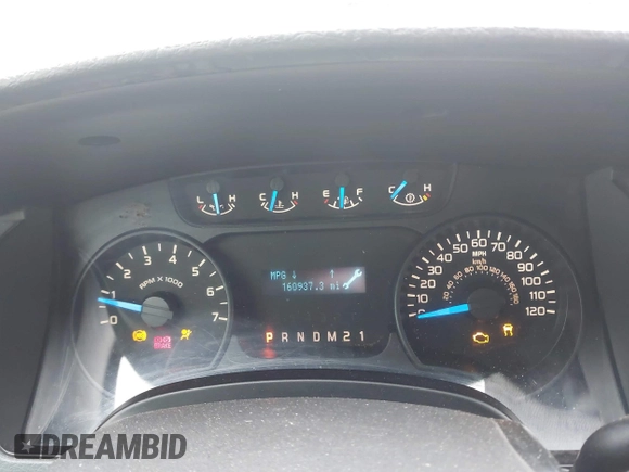 2013 Ford F-150 XL with VIN 1FTFX1EF3DFD51982, listed as a IAAI auction lot 42016831 with 160,937 mi miles. Bid and sale history available at carsss.com. Image 7.