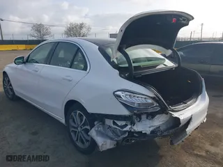2015 Mercedes-Benz C-Class C 300 with VIN 55SWF4JB2FU043957, listed as a IAAI auction lot 41906033 with 99,094 mi miles. Bid and sale history available at carsss.com. Image 3.