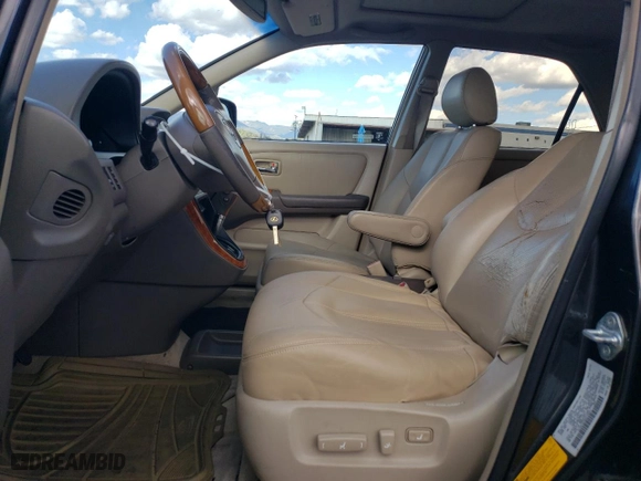 2002 Lexus RX 300 with VIN JTJGF10U520139627, listed as a Copart auction lot 51716325 with 151591 miles and Salvage Title. Bid and sale history available at carsss.com. Image 7.