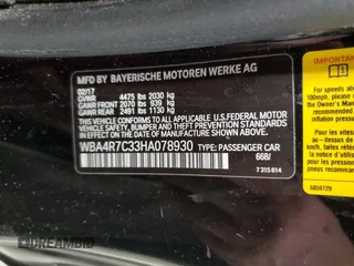 2017 BMW 4 Series 430i with VIN WBA4R7C33HA078930, listed as a Copart auction lot 43427505 with 176,388 mi miles and Clean Title. Bid and sale history available at DreamBid. Image 12.