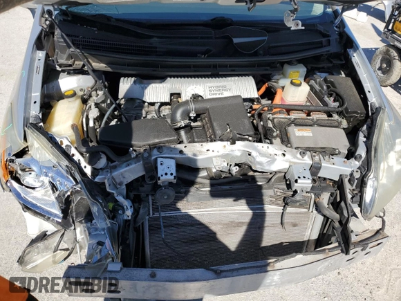 2011 Toyota Prius I with VIN JTDKN3DUXB5331666, listed as a Copart auction lot 48072425 with 121,395 mi miles and Salvage Title. Bid and sale history available at DreamBid. Image 12.