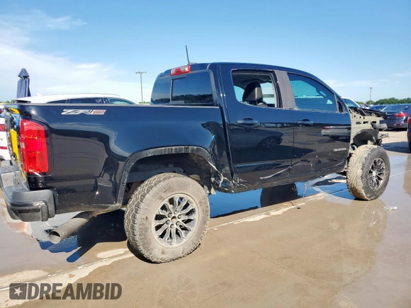 2019 Chevrolet Colorado 4WD ZR2 with VIN 1GCPTEE16K1152138, listed as a Copart auction lot 60073095 with 122,116 mi miles and Salvage title. Bid and sale history available at DreamBid. Image 3.
