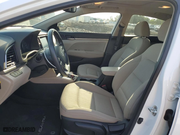 2018 Hyundai Elantra SEL with VIN 5NPD84LF8JH360042, listed as a Copart auction lot 52546685 with 42,862 mi miles and Salvage Title. Bid and sale history available at carsss.com. Image 7.