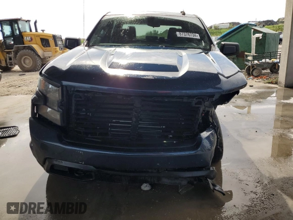 2022 Chevrolet Silverado 1500 Custom with VIN 1GCPWBEK0NZ234645, listed as a Copart auction lot 87376734 with 44,332 mi miles and Non Repairable. Bid and sale history available at DreamBid. Image 5.