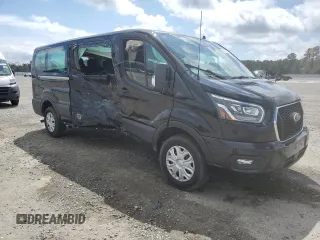 2023 Ford Transit Passenger XL with VIN 1FBAX2Y87PKB08205, listed as a Copart auction lot 51098625 with 41,667 mi miles and Salvage Title. Bid and sale history available at carsss.com. Image 4.