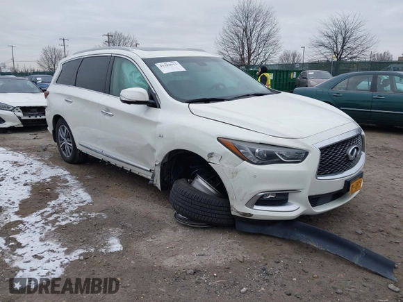 2016 Infiniti QX60 with VIN 5N1AL0MM1GC520429, listed as a IAAI auction lot 41286912 with 65,512 mi miles and . Bid and sale history available at DreamBid. Image 17.