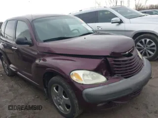 2001 Chrysler PT Cruiser with VIN 3C8FY4BB01T617765, listed as a IAAI auction lot 41905155 with 133,003 mi miles. Bid and sale history available at carsss.com. Image 1.