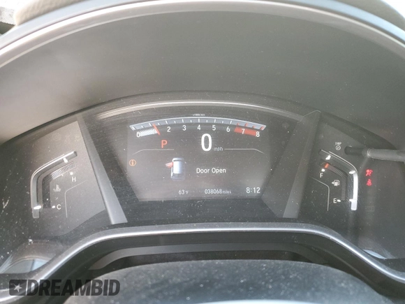 2019 Honda CR-V EX-L with VIN 7FARW1H83KE024999, listed as a Copart auction lot 52218155 with 38,068 mi miles and Salvage Title. Bid and sale history available at carsss.com. Image 9.