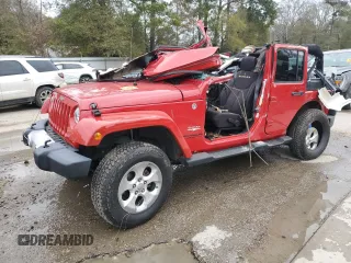2014 Jeep Wrangler Unlimited Sahara with VIN 1C4BJWEG6EL132295, listed as a Copart auction lot 88751625 with 0 mi miles and Salvage Title. Bid and sale history available at carsss.com. Image 1.