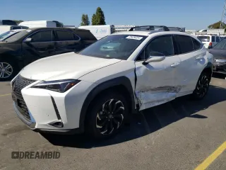 2024 Lexus UX with VIN JTHX6JBH3R2187983, listed as a Copart auction lot 73429324 with 14,549 mi miles and Salvage Title. Bid and sale history available at carsss.com. Image 1.