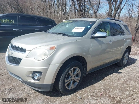 2013 Chevrolet Equinox LTZ with VIN 2GNFLGEK8D6266018, listed as a IAAI auction lot 41816049 with 214,124 mi miles. Bid and sale history available at carsss.com. Image 2.