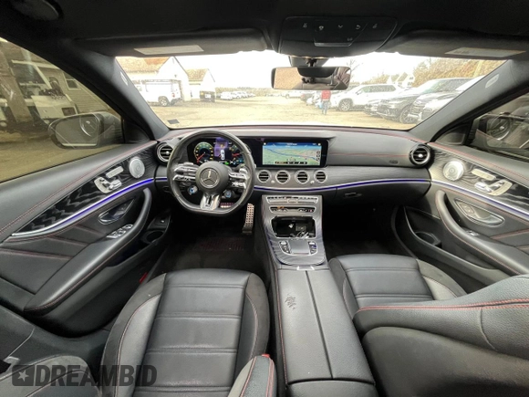 2021 Mercedes-Benz E-Class AMG E 53 with VIN W1KZF6BB4MA883193, listed as a Copart auction lot 87842555 with 53,826 mi miles and Clean Title. Bid and sale history available at carsss.com. Image 7.