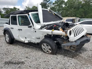 2023 Jeep Wrangler Willys with VIN 1C4HJXDN6PW529670, listed as a Copart auction lot 59550535 with 48,670 mi miles and Salvage title. Bid and sale history available at DreamBid. Image 4.
