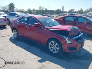 2014 Cadillac ATS Standard AWD with VIN 1G6AG5RX0E0109498, listed as a IAAI auction lot 41974594 with 137,072 mi miles and . Bid and sale history available at carsss.com. Image 1.