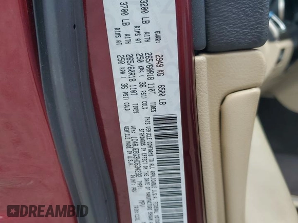 2017 Jeep Grand Cherokee Limited с VIN 1C4RJEBG3HC634232, выставлен на аукционе Copart как лот 59809905 с пробегом 125 900 миль миль и Списание • Salvage title. История ставок и продаж доступна на DreamBid. Изображение 13.