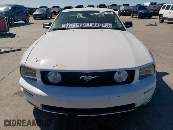 2006 Ford Mustang GT Deluxe z VIN 1ZVFT82H865186270, wystawiony jako Copart lot #49670655 z przebiegiem Nie podano mil oraz Szkoda całkowita • Salvage title. Historia ofert i sprzedaży dostępna na DreamBid. Obrazek 5.