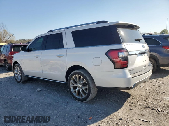 2019 Ford Expedition Max Limited with VIN 1FMJK2AT8KEA69166, listed as a Copart auction lot 51762265 with 145,700 mi miles and Salvage Title. Bid and sale history available at DreamBid. Image 2.