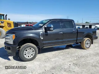 2017 Ford F-350 Platinum with VIN 1FT8W3BT0HEC40514, listed as a Copart auction lot 48598945 with 110,097 mi miles and Salvage Title. Bid and sale history available at DreamBid. Image 1.