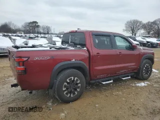 2023 Nissan Frontier SV with VIN 1N6ED1EJ1PN645834, listed as a Copart auction lot 45502255 with 15,619 mi miles and Salvage title. Bid and sale history available at DreamBid. Image 3.